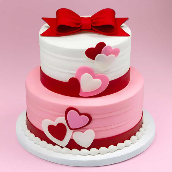 Anniversary Celebration Two Tier Cake