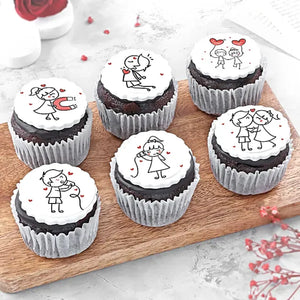 Love Poster Cup Cakes