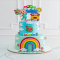 Cocomelon First Birthday Theme Cake