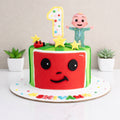 Cocomelon Rainbow Design Cake