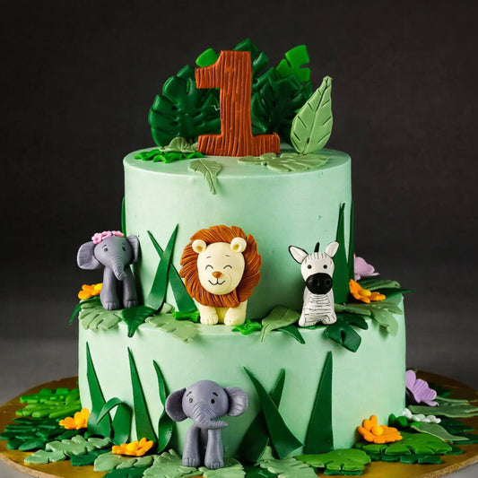 Jungle Safari Tier Cake