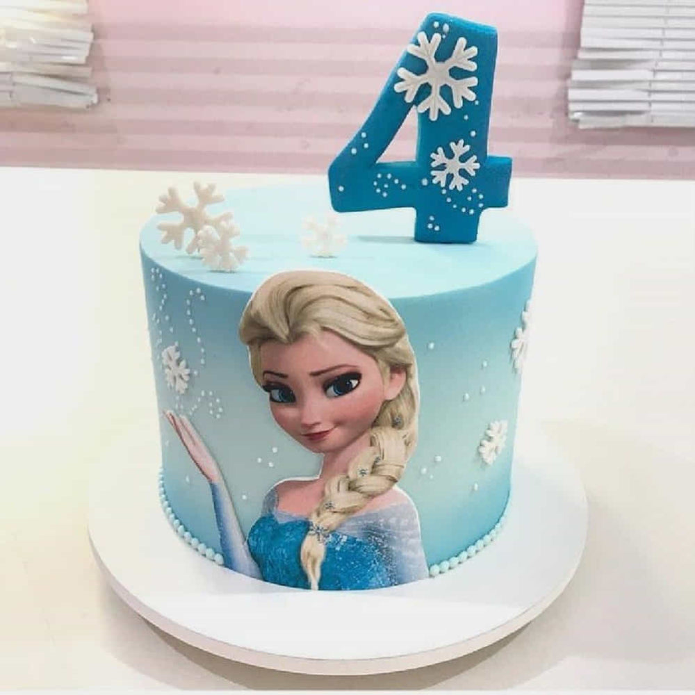 Icy Elsa Cream Cake