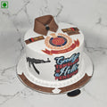 Police Officer Farewell Theme Cake