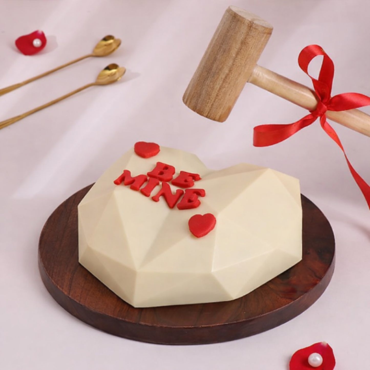 Be Mine Butterscotch Pinata Cake