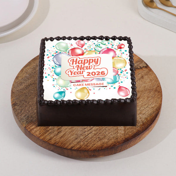 Happy New Year Theme Cake