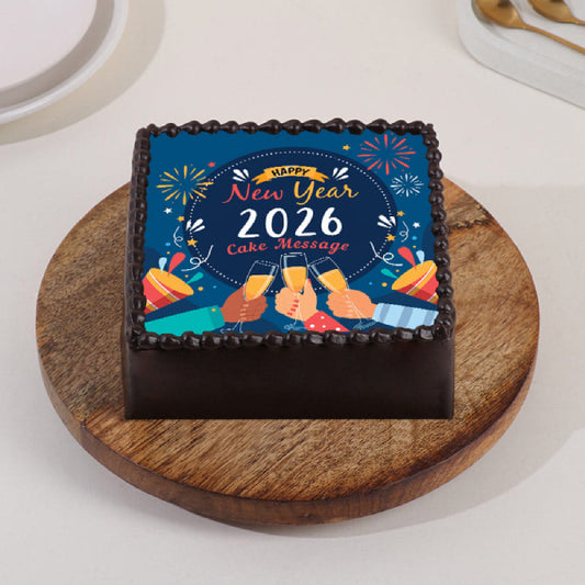 Party Theme New Year Cake