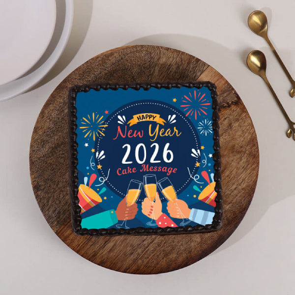 Party Theme New Year Cake