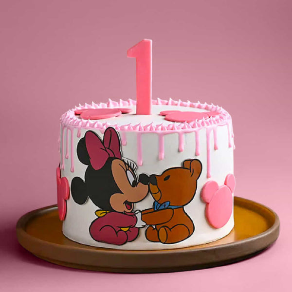 First Birthday Minnie Cake