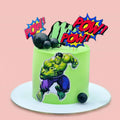 Hulk Power Punch Theme Cake
