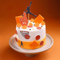 Slam Dunk Basketball Theme Cake