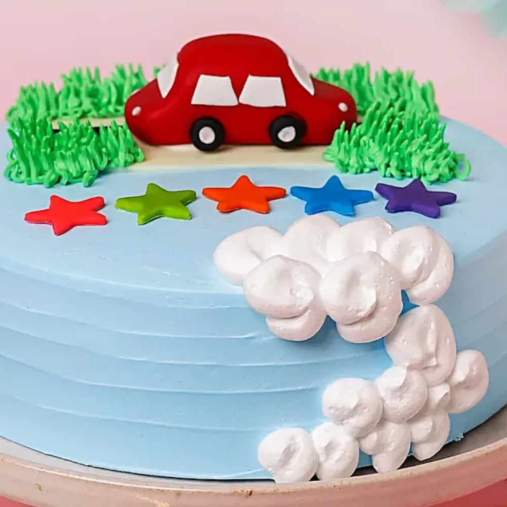 Kids Special Car Design Cake