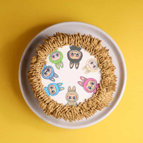 Labubu Doll Bento Cake