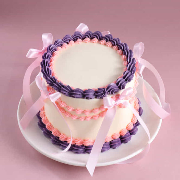 Birthday Ribbon Cake