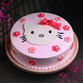 Hello Kitty Floral Theme Cake
