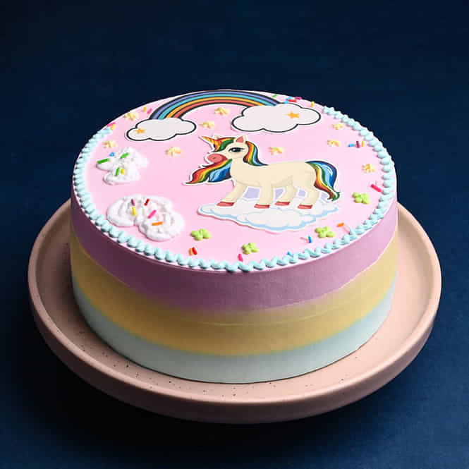Unicorn Theme Cake