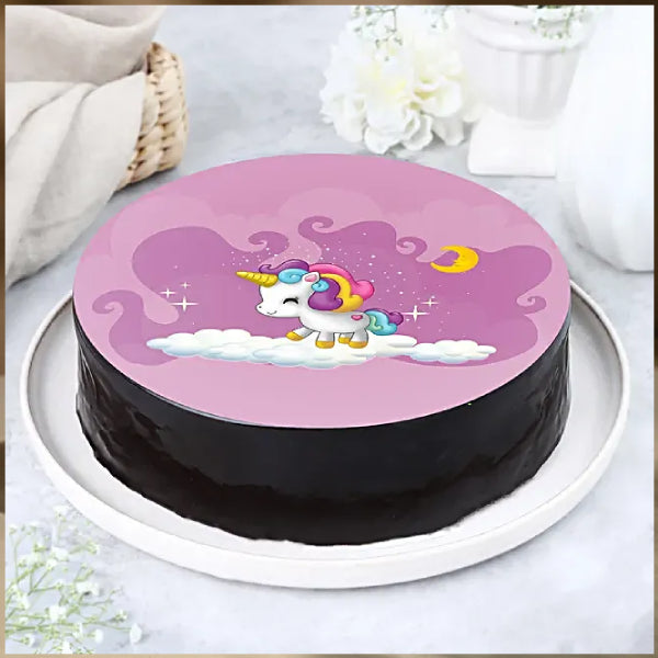 Dreamy Unicorn Photo Cake