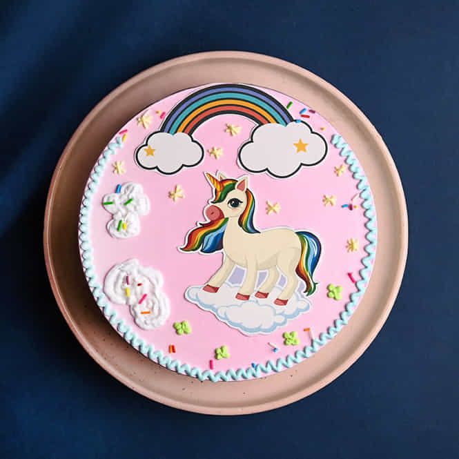 Unicorn Theme Cake