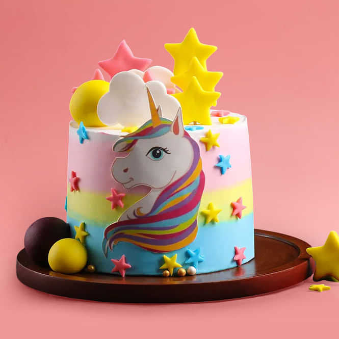 Unicorn Design Cake