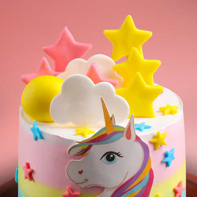 Unicorn Design Cake