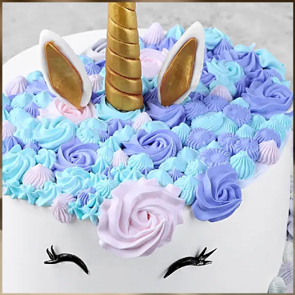 Colorful Unicorn Theme Cake