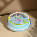 Rainbow Unicorn Theme Cake