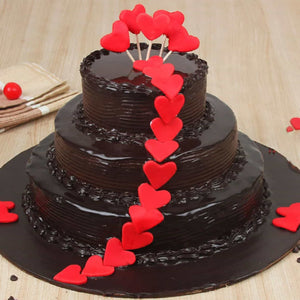 3 Tier Choco Truffle Cream Cake