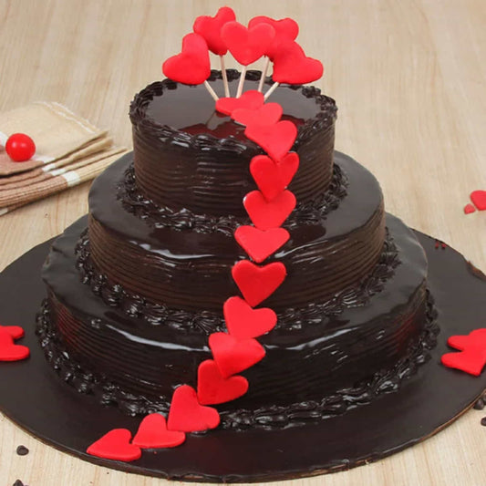 3 Tier Choco Truffle Cream Cake