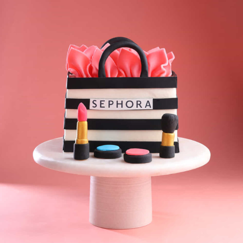 Sephora Makeup Bag Theme Cake