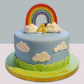 Rainbow Delight Theme Cake