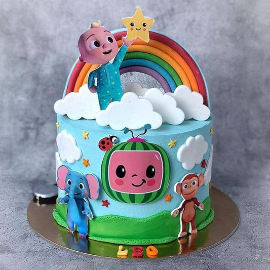 Playful Cocomelon Theme Cake