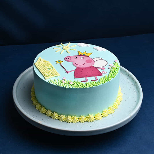 Pretty Peppa Pig Theme Cake