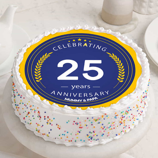 25th Anniversary Poster Cake