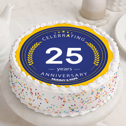 25th Anniversary Poster Cake