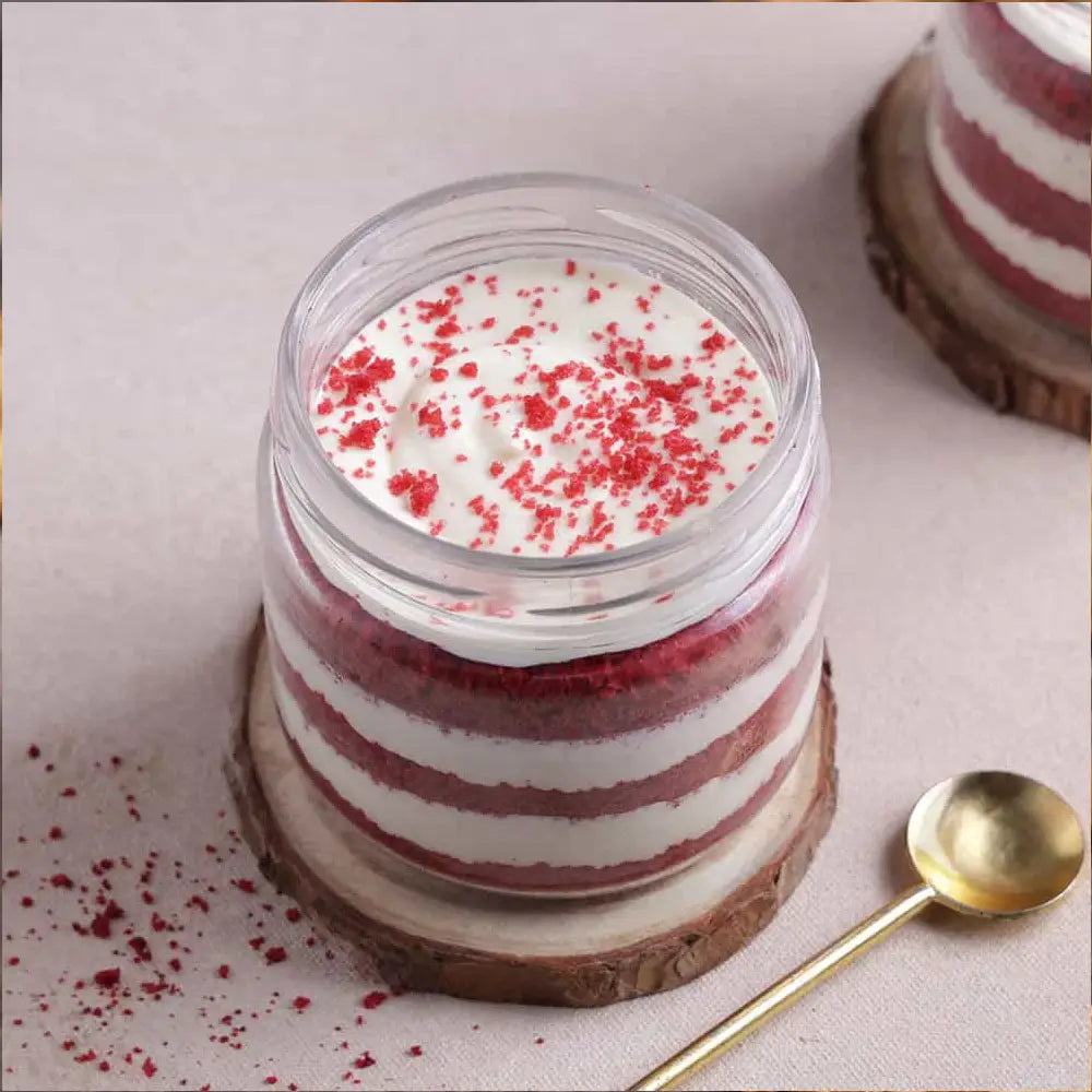 Red Velvet Jar Cake