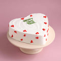 Happy One Year Heart Pineapple Cake