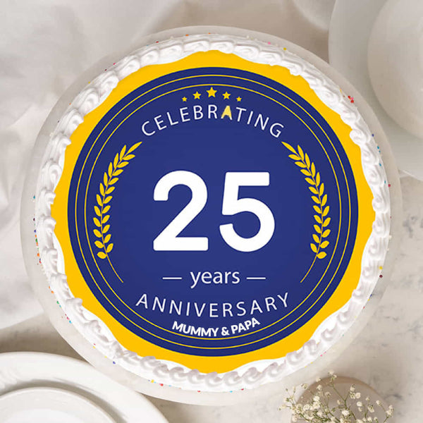 25th Anniversary Poster Cake