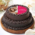 Two Tier Photo Cake