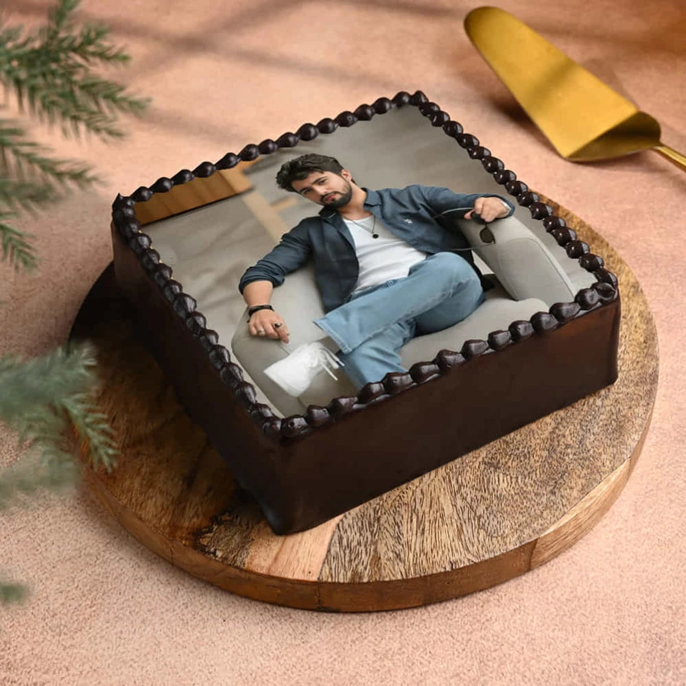Square Photo Cake