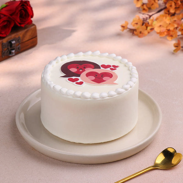 Smiling Hearts Bento Cake