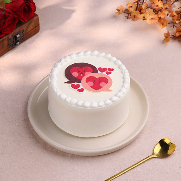 Smiling Hearts Bento Cake