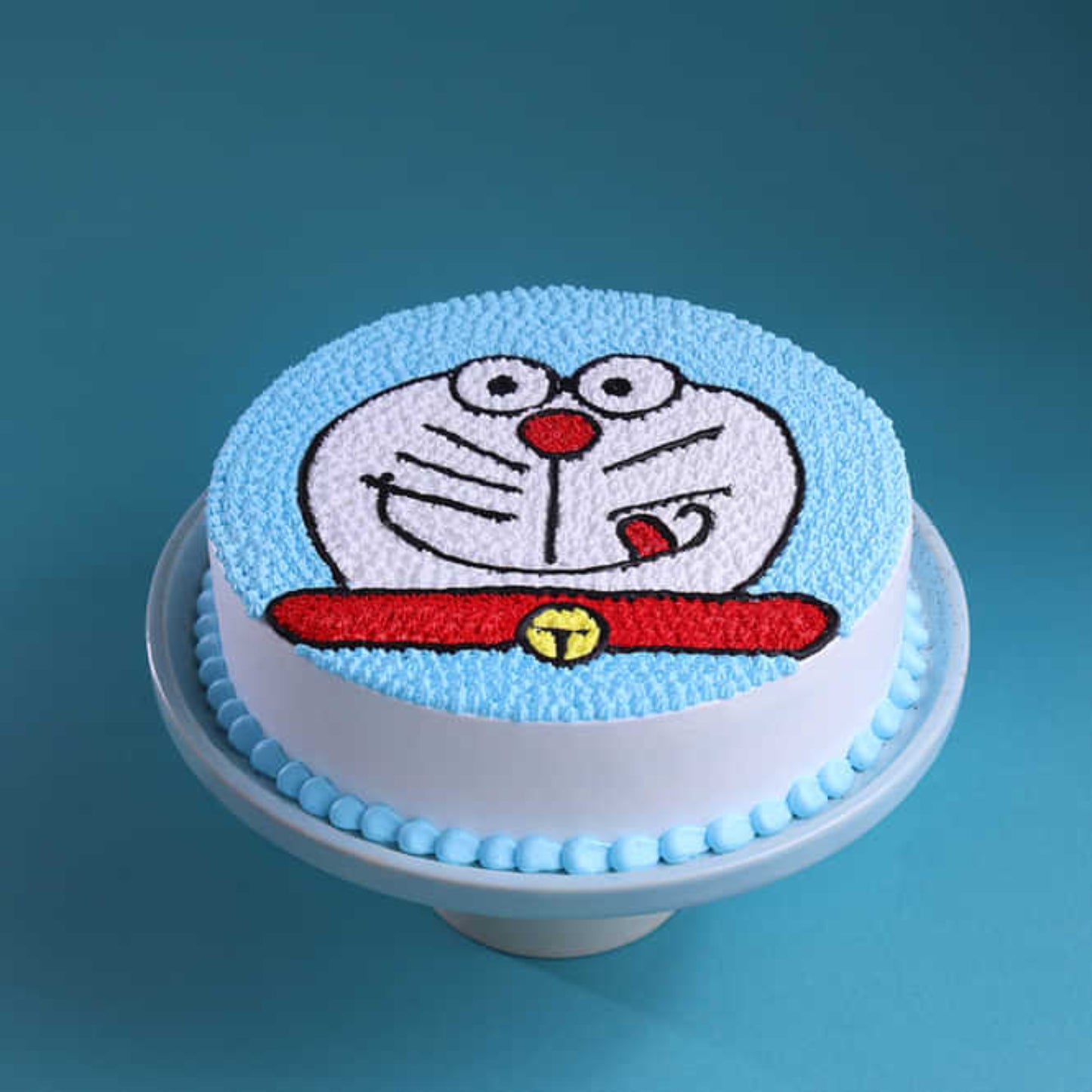 Doraemon Theme Cream Cake