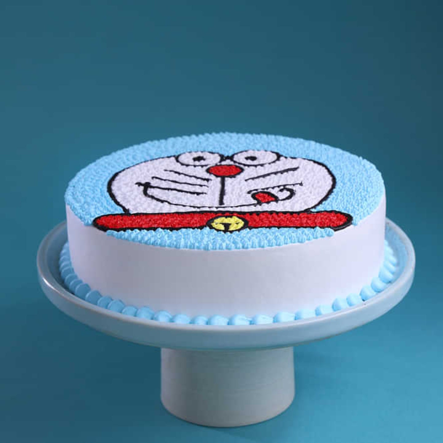 Doraemon Theme Cream Cake