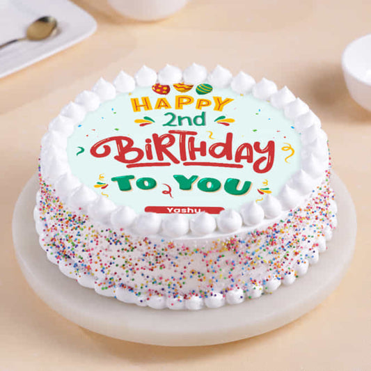 Second Birthday Cake