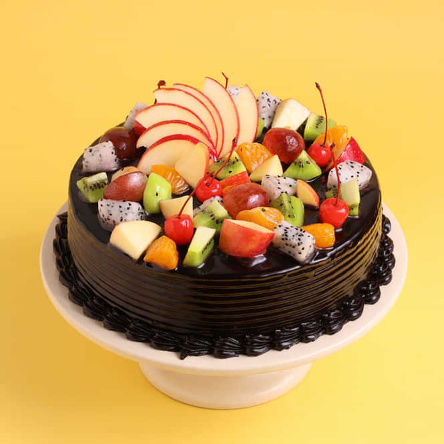 Chocolate Truffle Fruit Cake