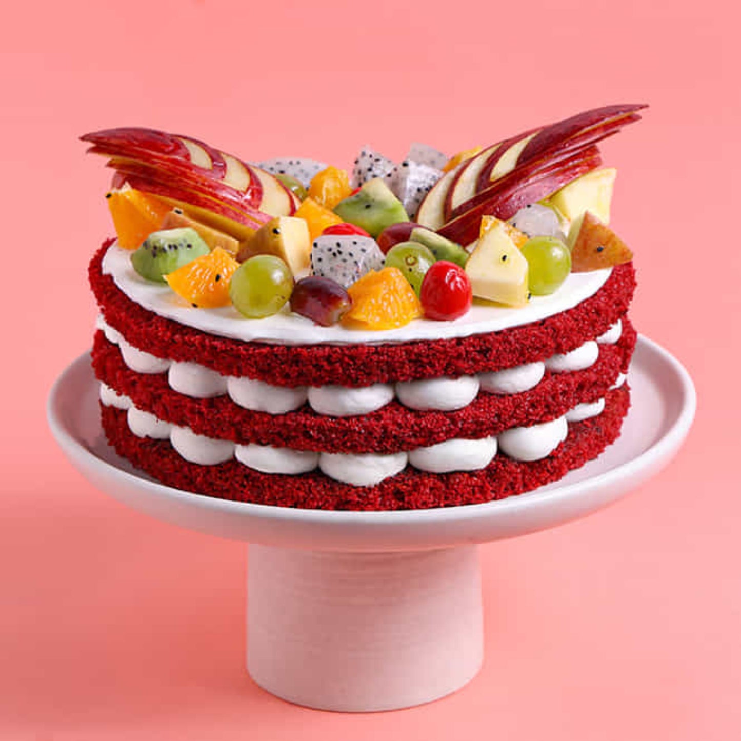 Red Velvet Fruit Cake