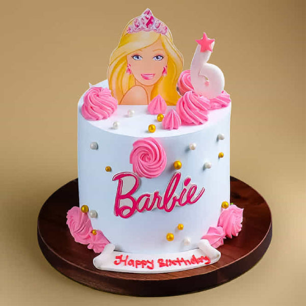 Princess Barbie Theme Cake