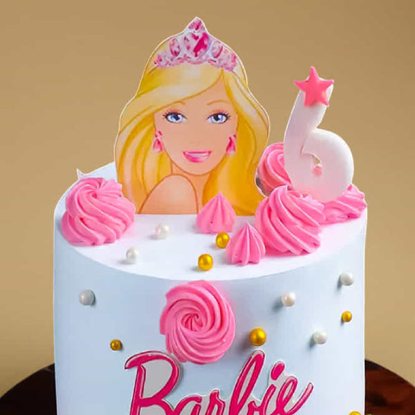 Princess Barbie Theme Cake