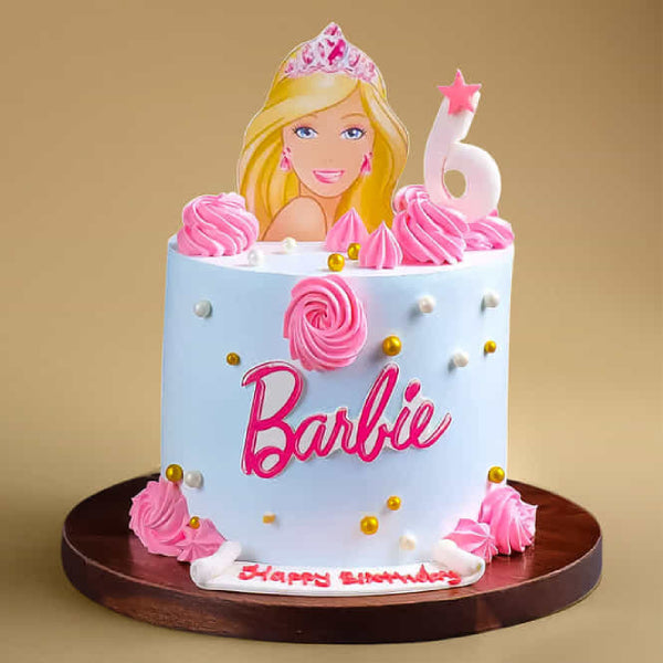 Princess Barbie Theme Cake