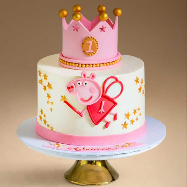 Peppa Pig Theme Cake