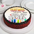 Good Bye Farewell Red Velvet Chocolate Cake